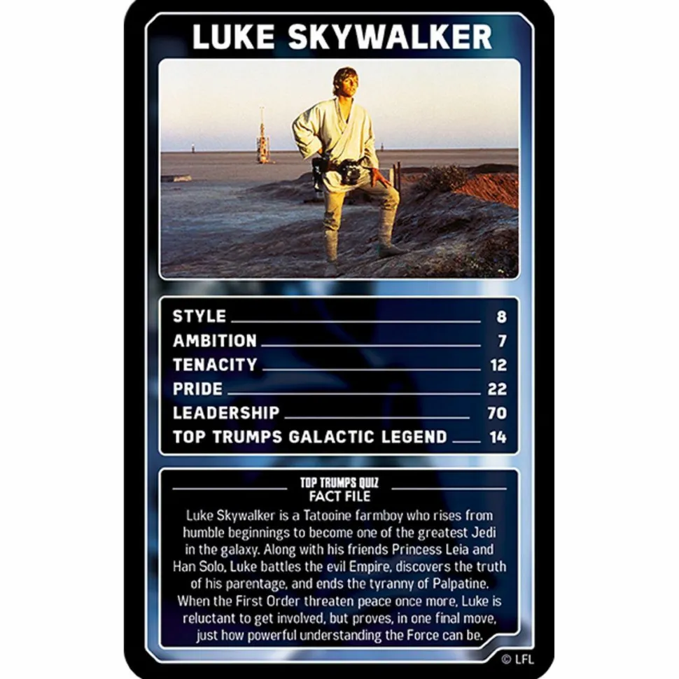 Top Trumps - Star Wars The Skywalker Saga (Episodes 1 - 9) Limited Edition Card Game