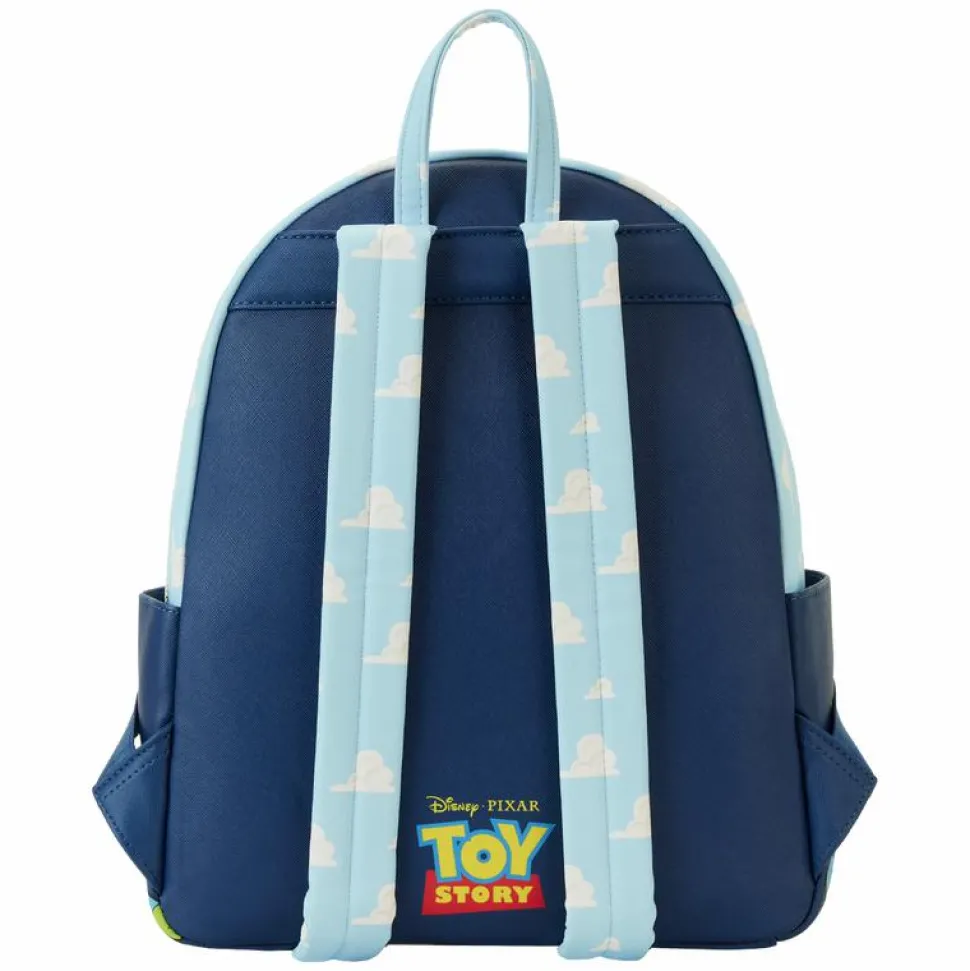 Toy Story - Movie Collab Triple Pocket 12" Faux Leather Mini Backpack