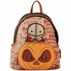 Trick 'r Treat - Sam Pumpkin 10" Faux Leather Mini Backpack