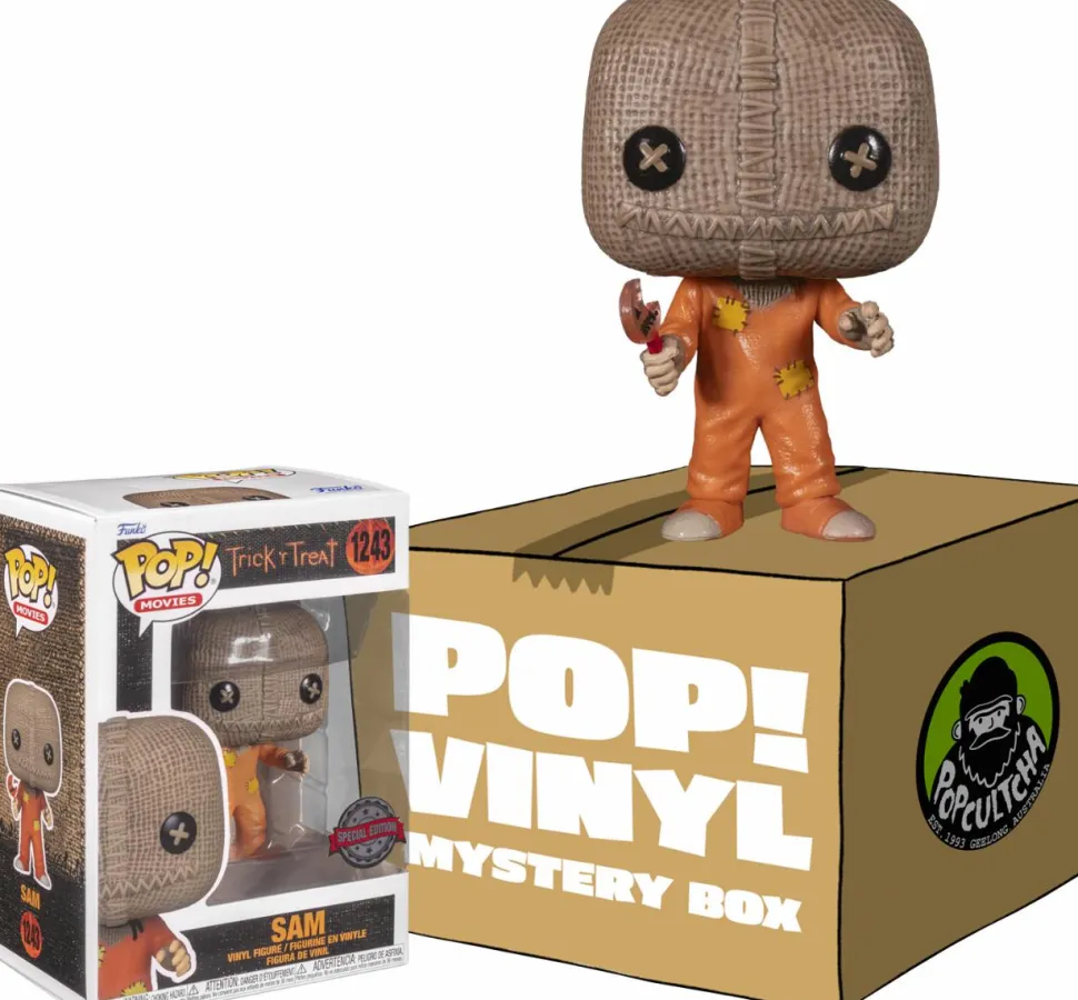 Trick ‘r Treat - Sam with Lollipop Mystery Box (Includes Sam & 3 Mystery Exclusive Pop! Vinyl Figures) (Funko / Popcultcha Exclusive)