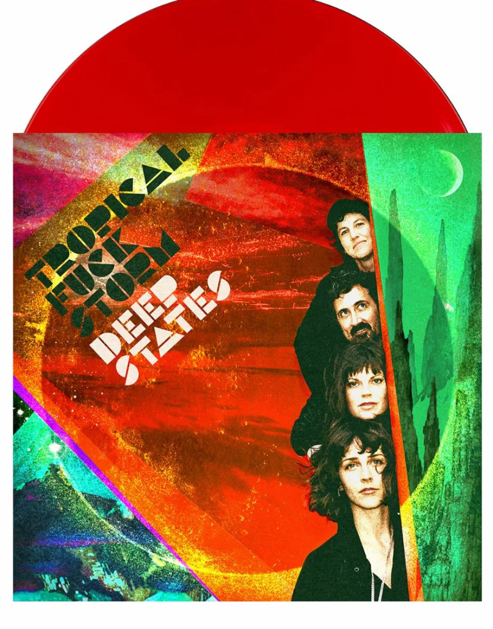 Tropical Fuck Storm - Deep States LP Vinyl Record (Australian Exclusive Red Coloured Vinyl)