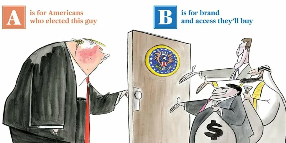 Trump’s ABC by Ann Telnaes Hardcover Book