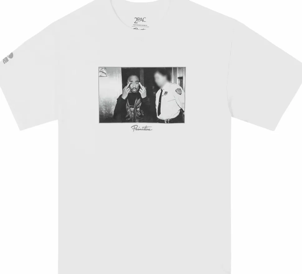 Tupac - Tupac x Primitive Icon White T-Shirt