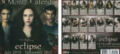 Twilight Saga: Eclipse - Calendar 18 Month
