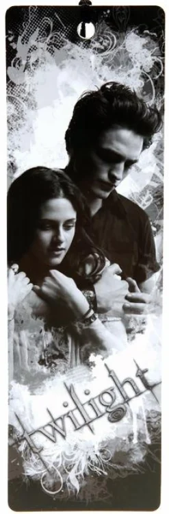 Twilight Saga: Edward Cullen and Bella Swan Grey Tones Bookmark