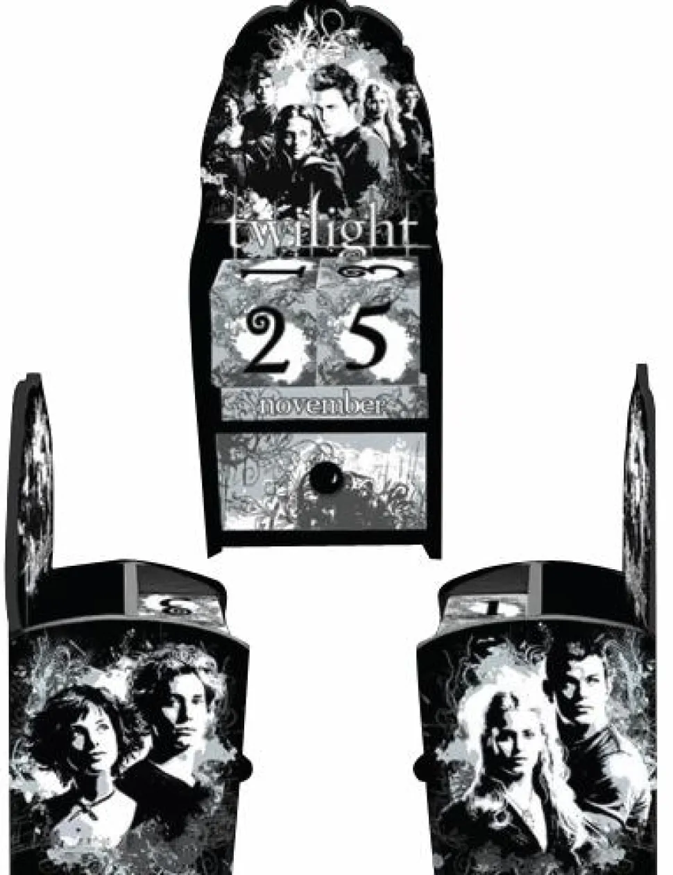 Twilight Saga: Twilight - Bella Swan and the Cullens Wooden Calendar