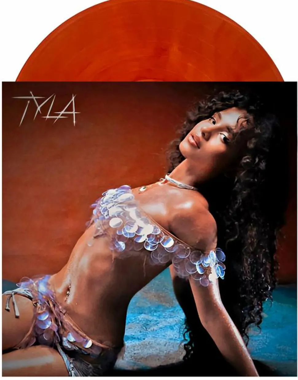 Tyla - Tyla LP Vinyl Record (Translucent Orange with Red Swirls Coloured Vinyl)