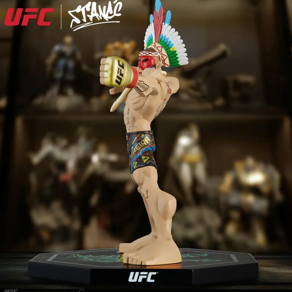 UFC - Alex Pereira Bow & Arrow Tribal Pose with Headdress Limited Edition 11" Vinyl Figure by Tracy Tubera