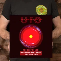 UFO - The Best of UFO: Will the Last Man Standing (Turn Out the Light) 2xLP Vinyl Record (2023 Record Store Day Exclusive Red & Yellow Coloured Vinyl)