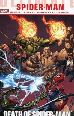 Ultimate Spider-Man - Death of Spider-Man Omnibus Hardcover Book (DM Variant Cover)