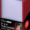 Ultra Pro - 3 x 4 35pt Red Border Toploader 25-Pack