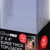 Ultra Pro - 3" x 4" 130pt Toploader 10-Pack