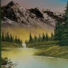 Ultra Pro - Bob Ross Mountain Retreat 9-Pocket Zippered Pro-Binder Card Album