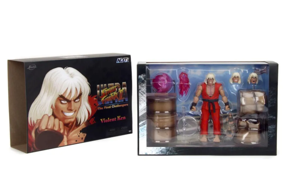 Ultra Street Fighter II: The Final Challengers - Violent Ken Deluxe 1/12th Scale Action Figure (2024 SDCC Exclusive)