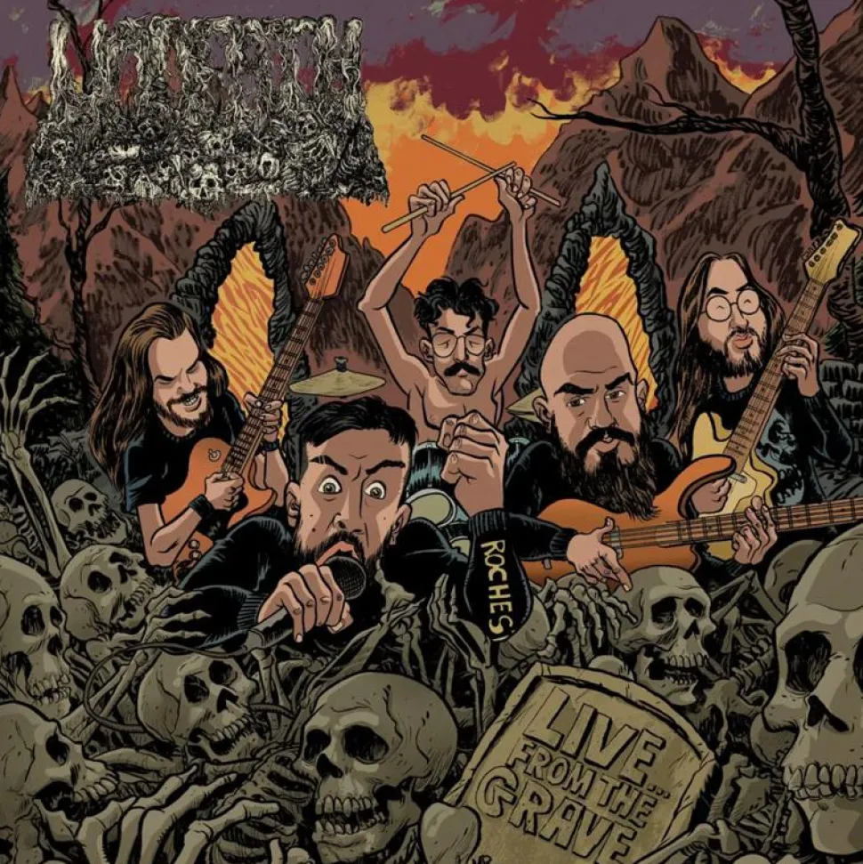 Undeath - Live... From the Grave LP Vinyl Record (2023 Record Store Day Exclusive Bloodshot Red Coloured Vinyl)