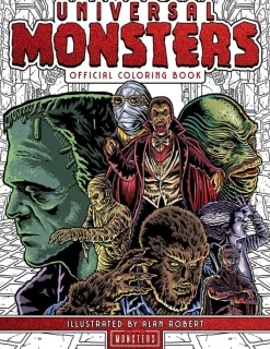 Universal Monsters - The Official Colouring Book Paperback Book