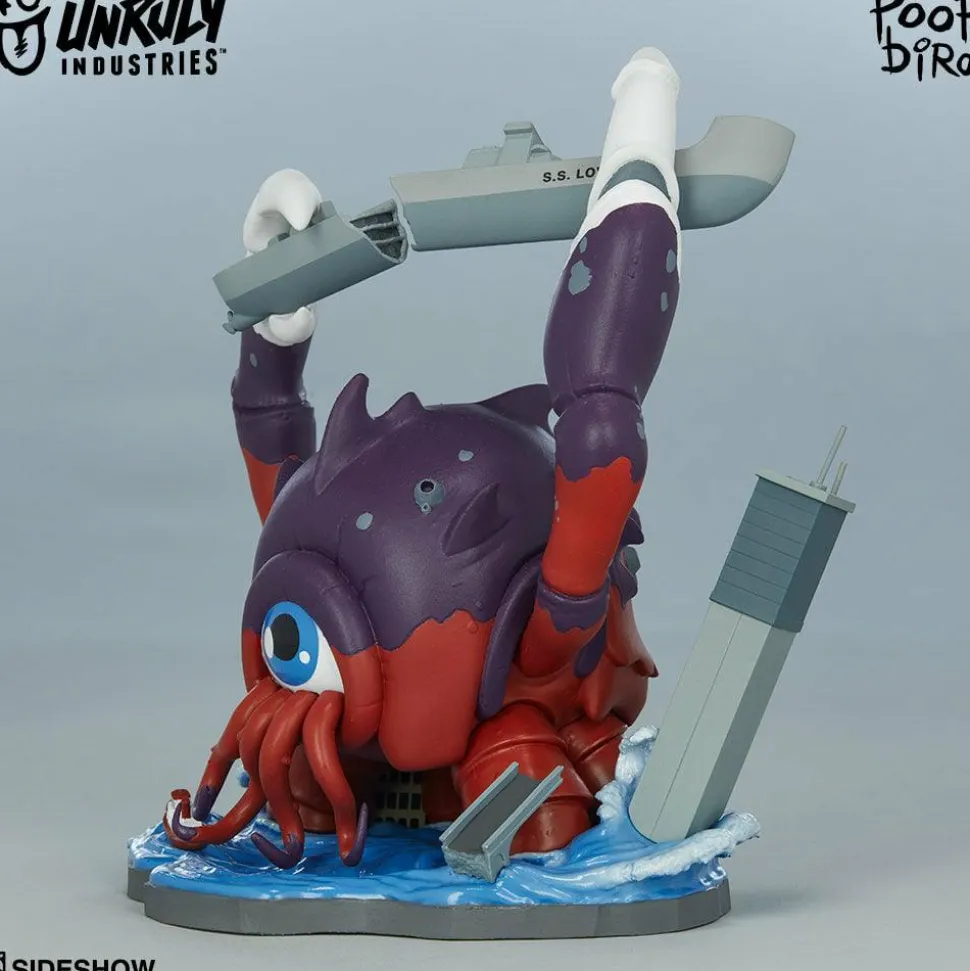 Unruly Industries - Crabthulu: Terror of the Deep! 7” Vinyl Figure by Mike “Poopbird” Groves