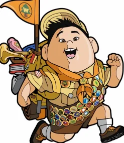 Up - Russell FiGPiN Enamel Pin