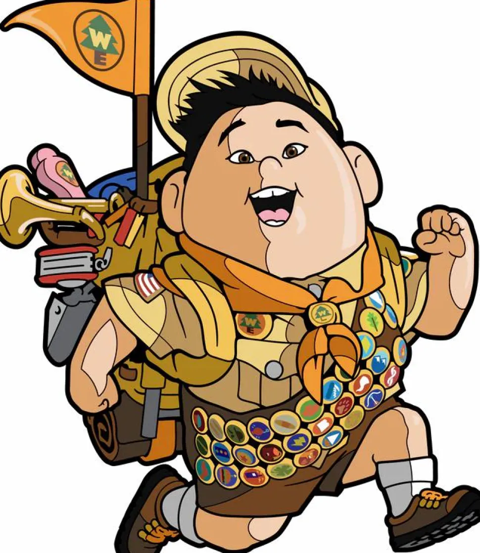 Up - Russell FiGPiN Enamel Pin