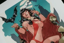 Vampirella - Vampirella: A Scarlet Thirst Premium Art Print by Terry & Rachel Dodson