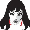 Vampirella - Vampirella by Frank Thorn Enamel Pin