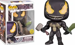 Venom - Venom with Mjolnir and Sword Glow-in-the-Dark Pop! Vinyl Figure (Funko / Popcultcha Exclusive)
