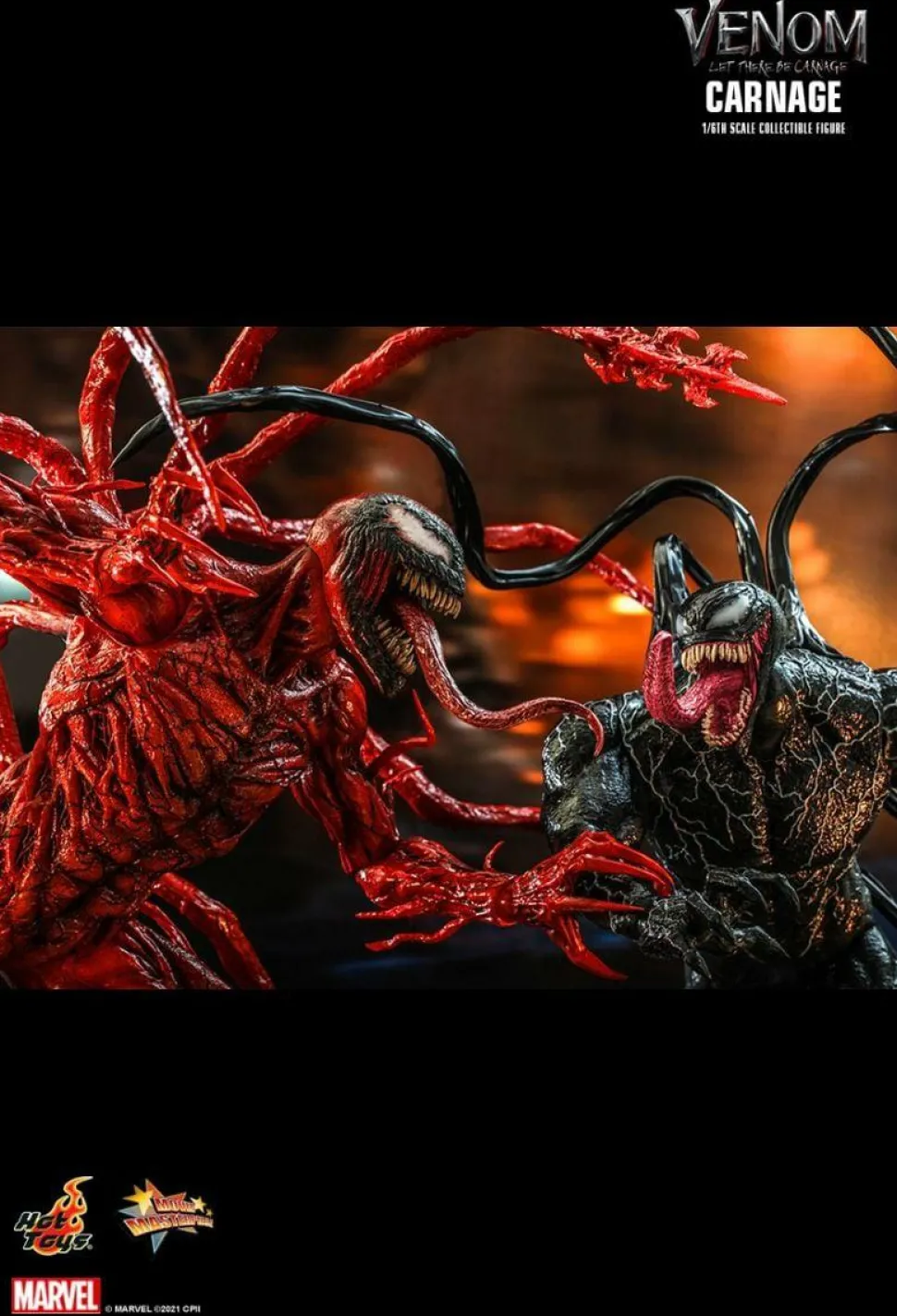 Venom: Let There Be Carnage - Carnage Deluxe 1/6th Scale Hot Toys Action Figure