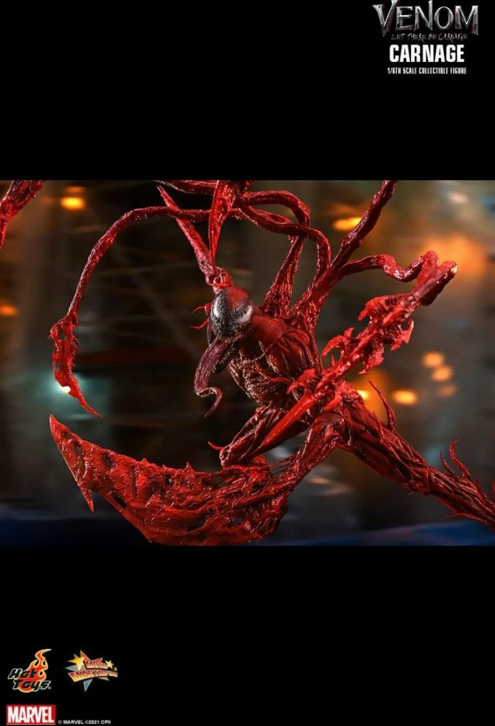 Venom: Let There Be Carnage - Carnage Deluxe 1/6th Scale Hot Toys Action Figure