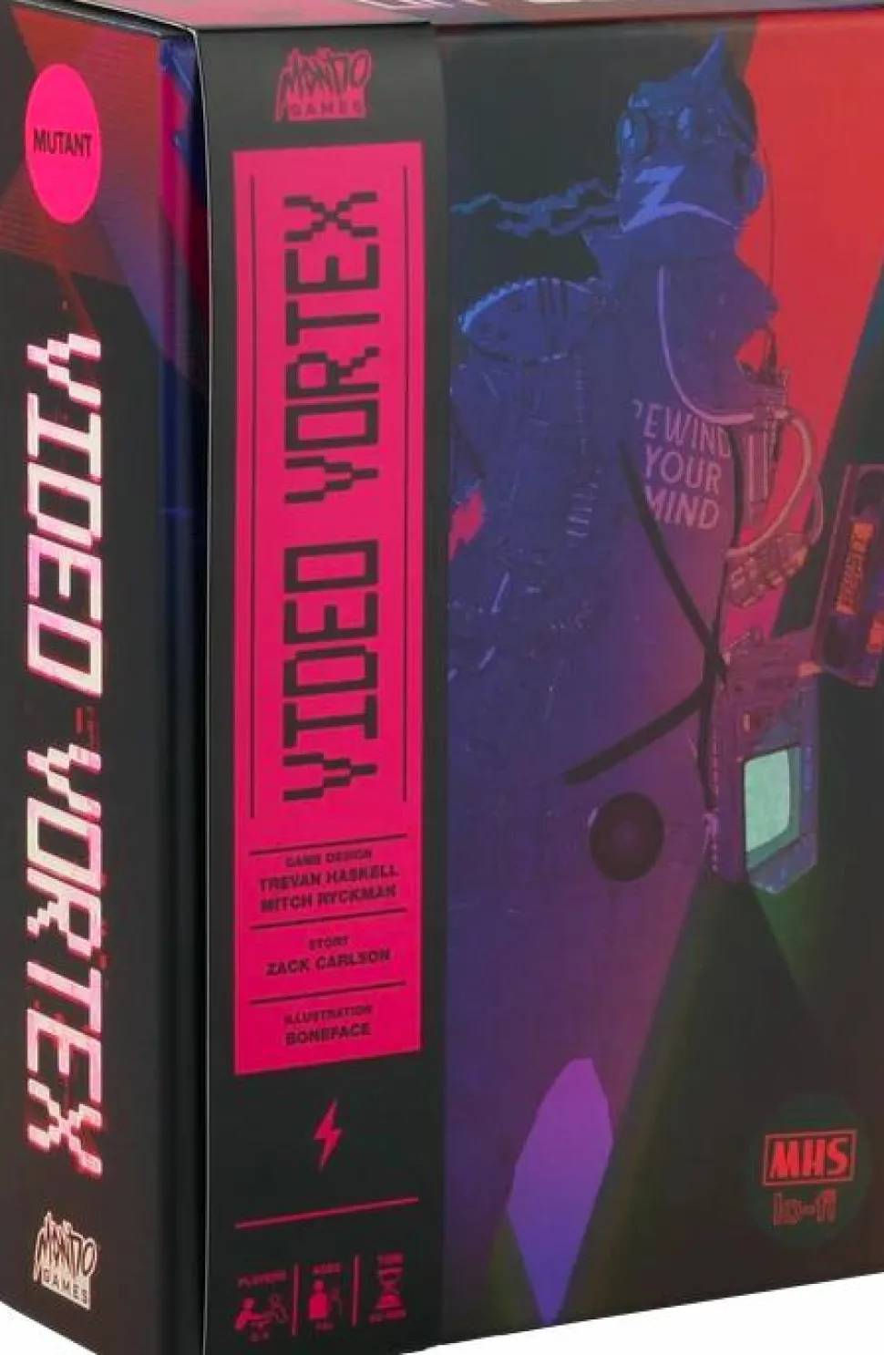 Video Vortex - Deck Building Board Game with Bonus Handbills (Set of 2)