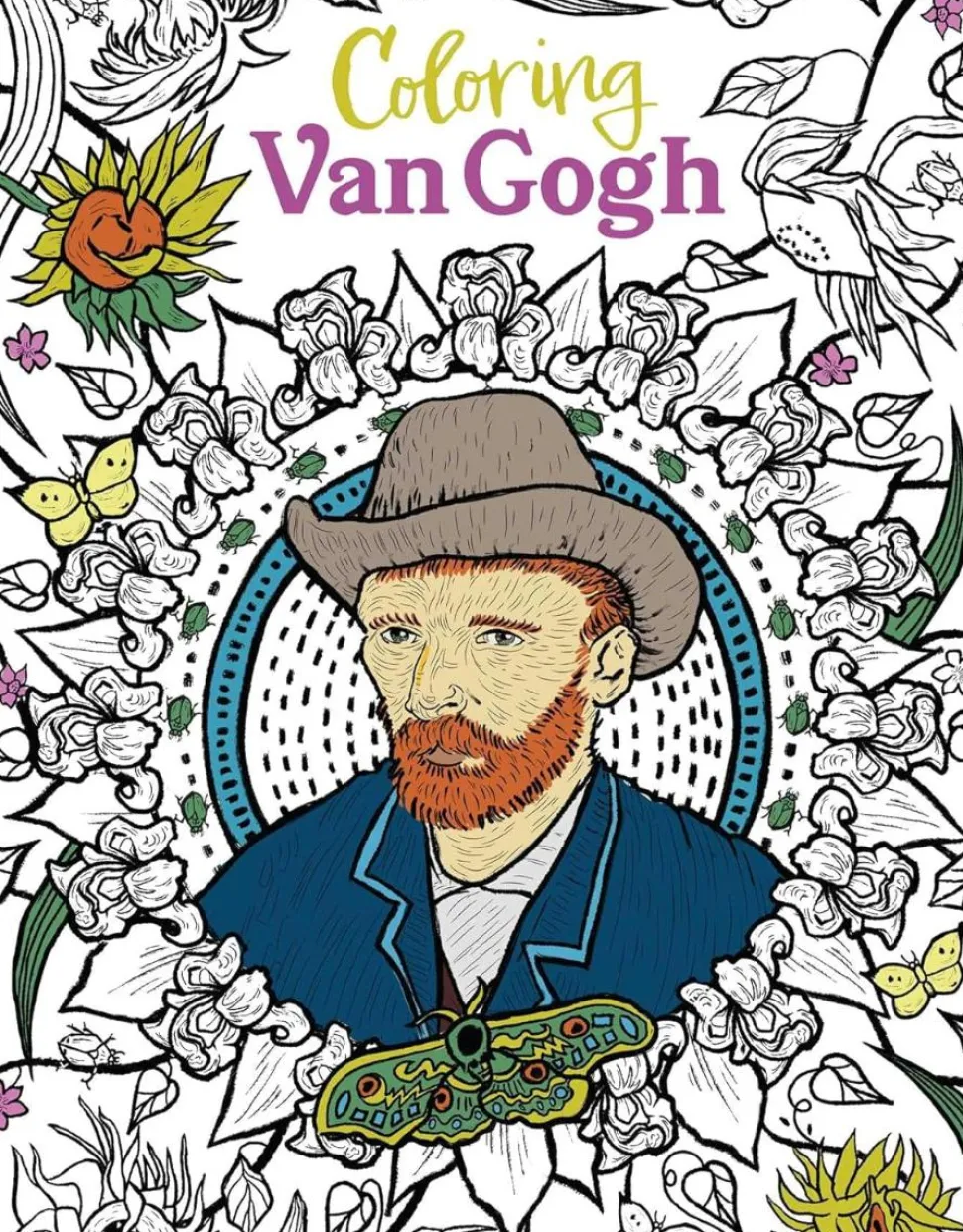 Vincent Van Gogh - Colouring Van Gogh Paperback Book