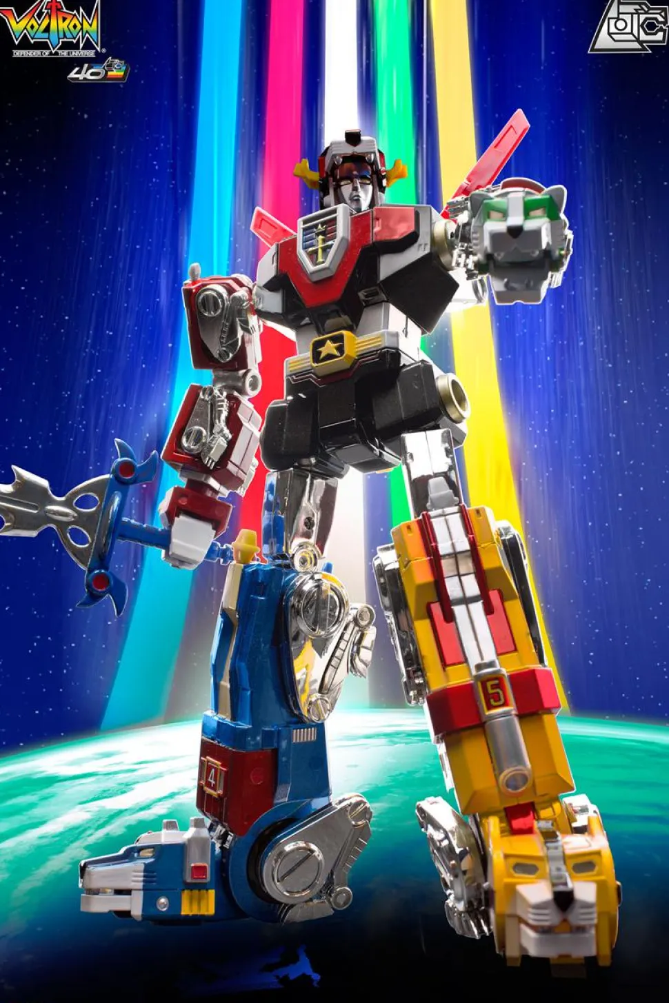 Voltron: Defender of the Universe - Voltron 40th Anniversary Collector's Set 13" Action Figure (Australian Version)