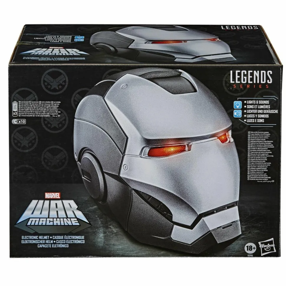 War Machine - War Machine Marvel Legends Electronic Helmet 1:1 Scale Life-Size Prop Replica