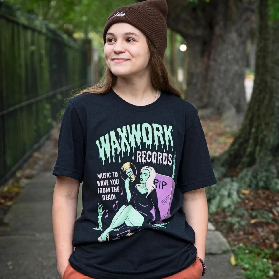 Waxwork Records - Wake The Dead Black Unisex T-Shirt