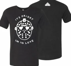 Waxwork Records x Personalhell - It’s Friday I’m In Love Black Unisex T-Shirt