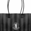 Wednesday (2022) - Black Nevermore Academy 16" Faux Leather Shopping Bag