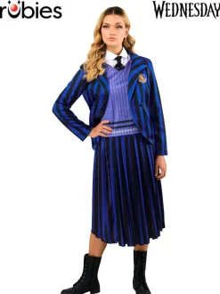 Wednesday (2022) - Nevermore Academy Blue Uniform Women's Adult Costume