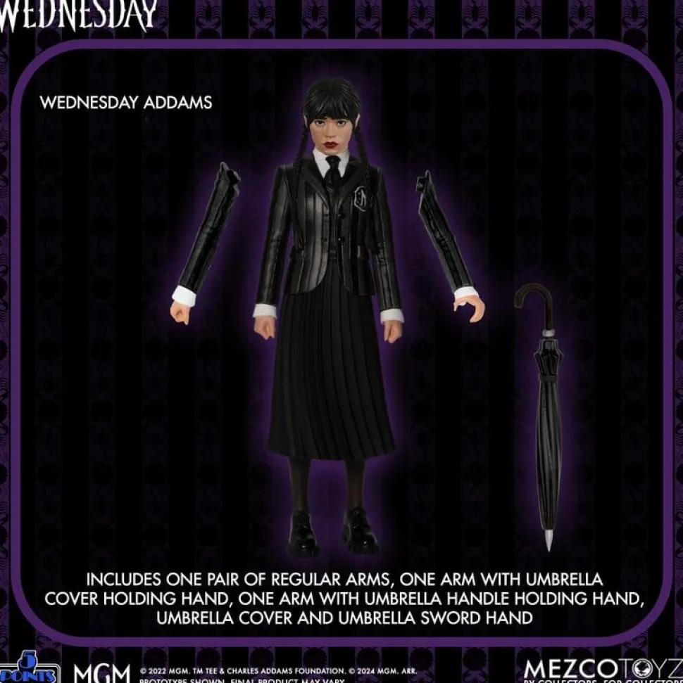 Wednesday (2022) - Wednesday & Enid 5 Points 3.75" Scale Action Figure Boxed Set