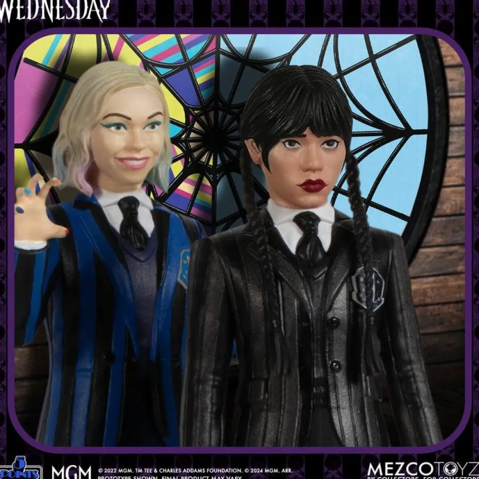 Wednesday (2022) - Wednesday & Enid 5 Points 3.75" Scale Action Figure Boxed Set