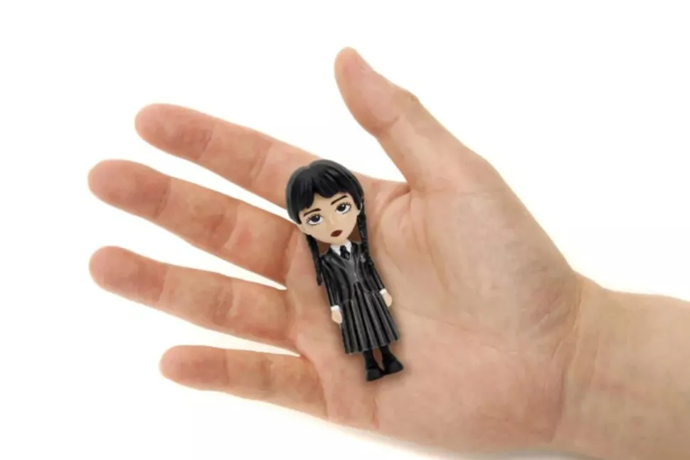 Wednesday (2022) - Wednesday Addams, Enid Sinclair & Thing Metalfigs 2" Die-Cast Figure 4-Pack