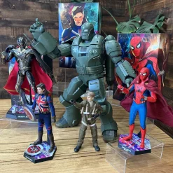 What If…? - Captain Carter, Infinity Ultron, Zombie Hunter Spider-Man, Steve Rogers & The Hydra Stomper 1/6th Scale Hot Toys Action Figure Bundle (Set of 4)