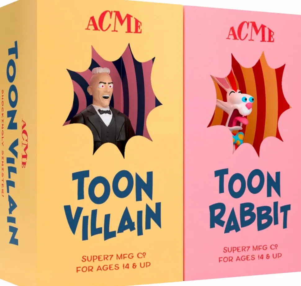 Who Framed Roger Rabbit - Roger Rabbit & Judge Doom ReAction 3.75" Action Figure 2-Pack (2023 SDCC Exclusive)