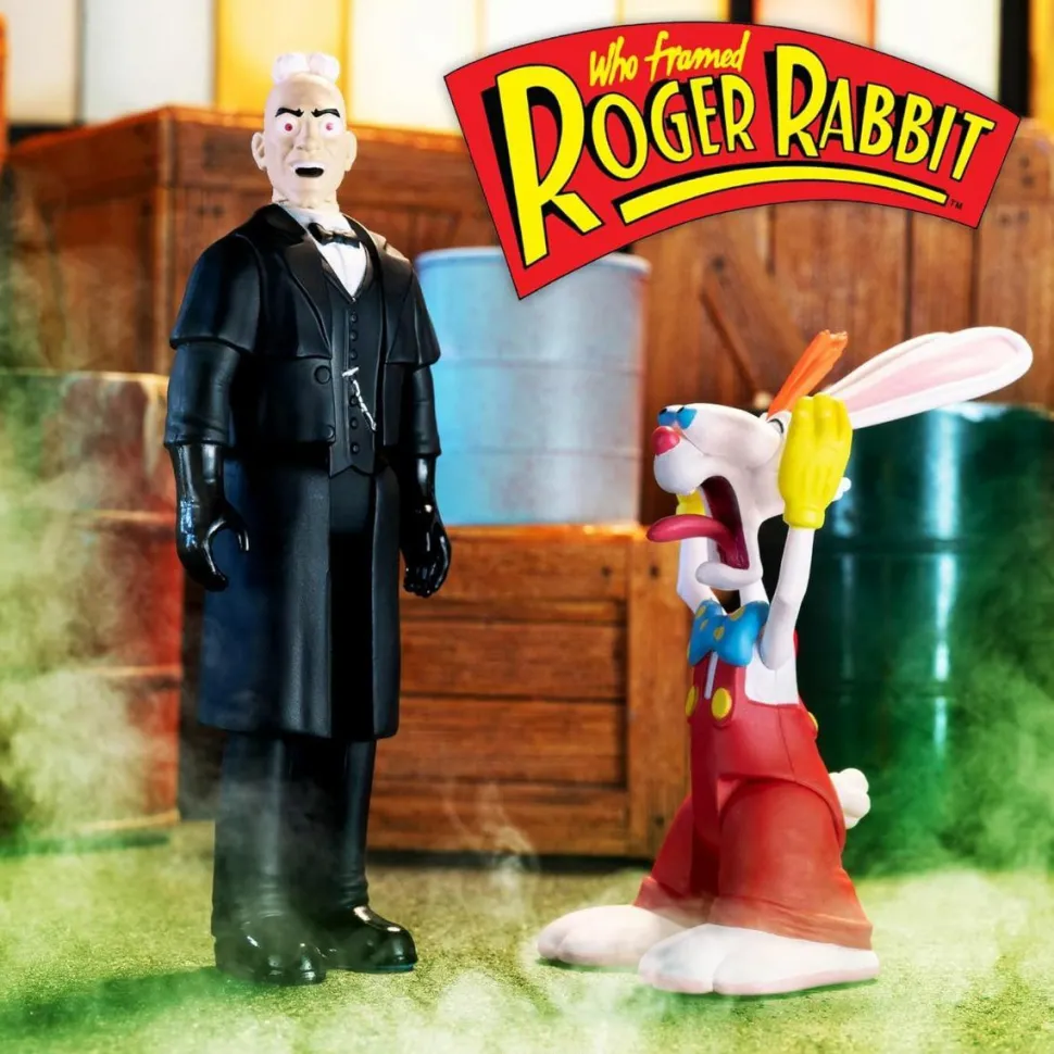 Who Framed Roger Rabbit - Roger Rabbit & Judge Doom ReAction 3.75" Action Figure 2-Pack (2023 SDCC Exclusive)