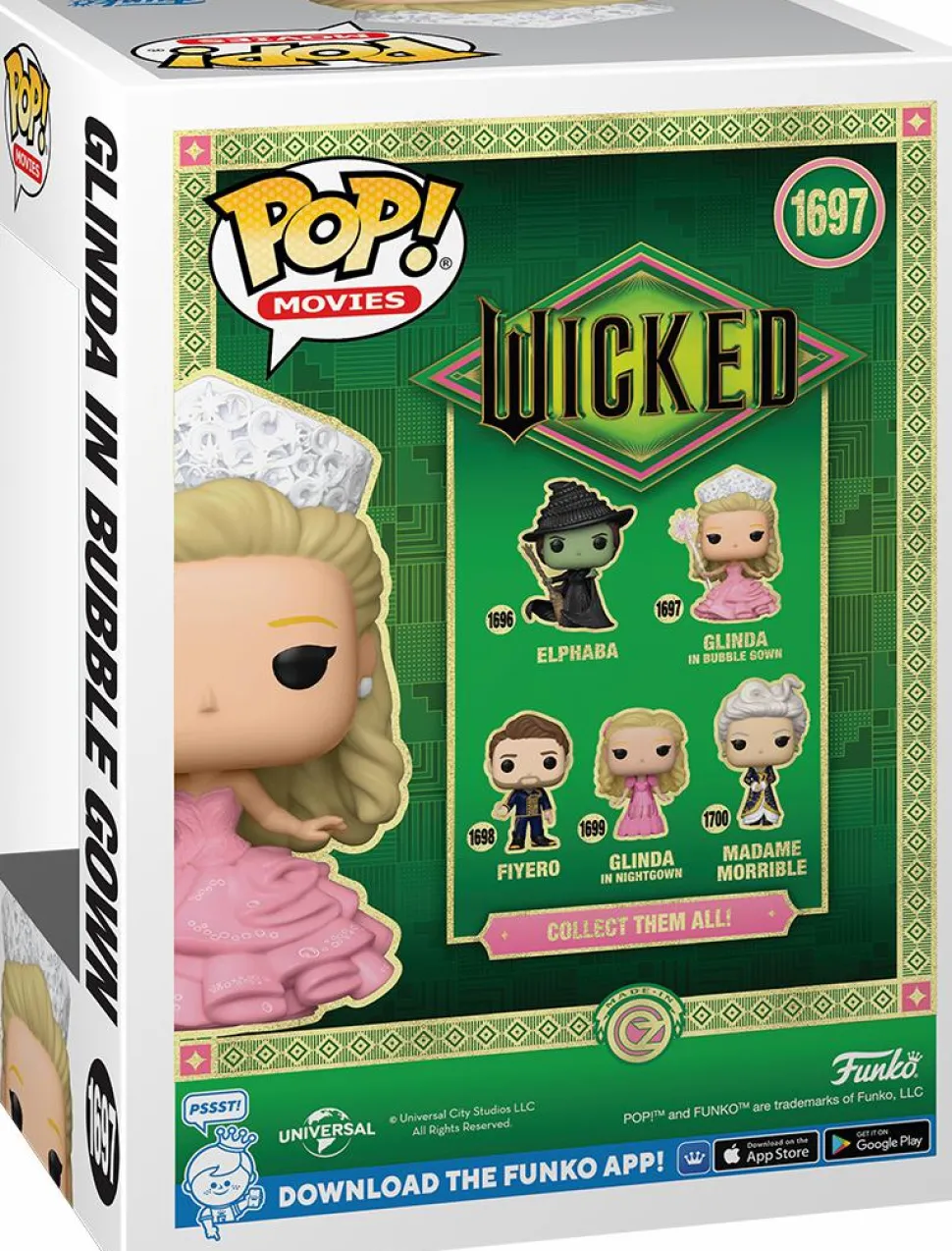 Wicked (2024) - Glinda in Bubble Gown Pop! Vinyl Figure