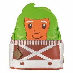 Willy Wonka and the Chocolate Factory - Oompa Loompa Cosplay 10” Faux Leather Mini Backpack