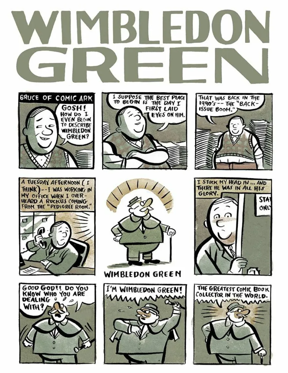 Wimbledon Green: The Greatest Comic Book Collector in the World by Seth Hardcover Book