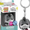 Winnie the Pooh - Eeyore with Heart Flocked Pocket Pop! Vinyl Keychain
