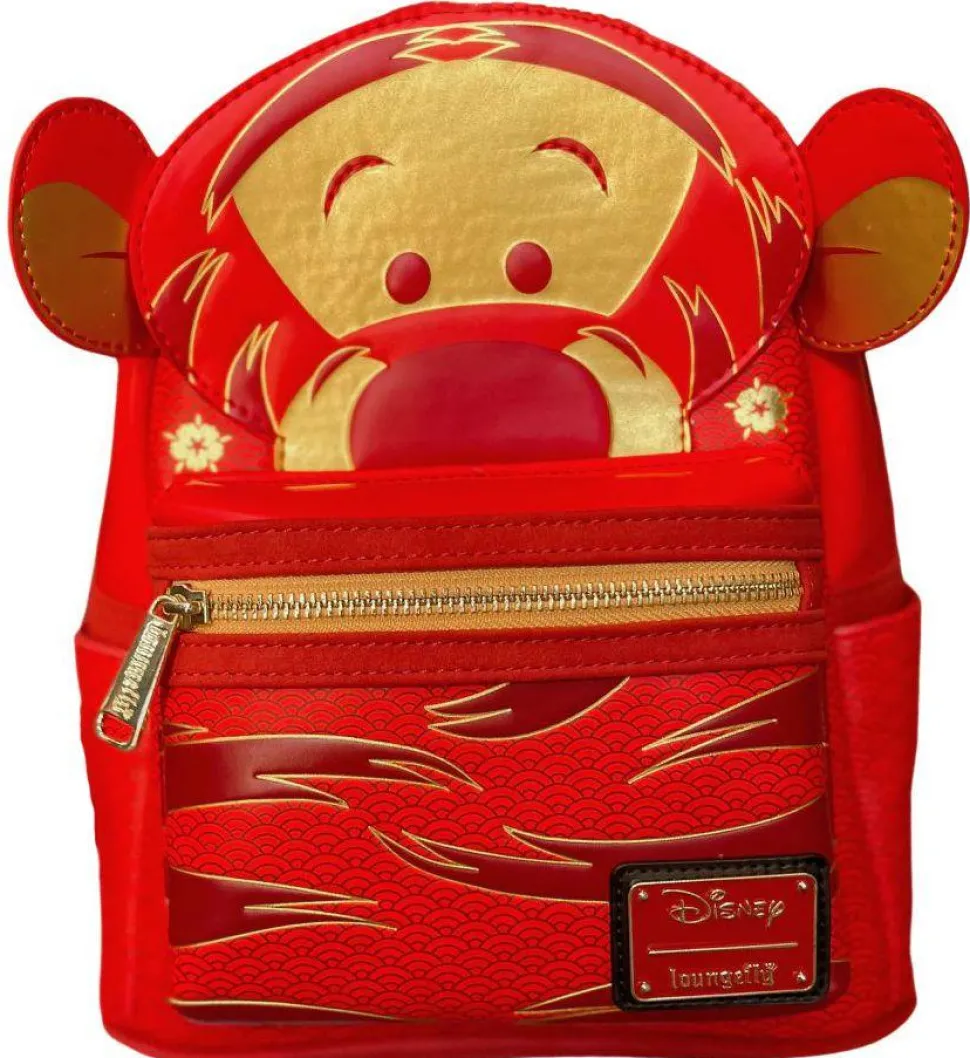 Winnie the Pooh - Tigger Lunar New Year 10” Faux Leather Mini Backpack