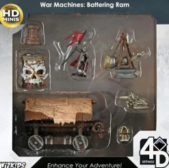 WizKids - War Machines: Battering Ram 4D Settings Pre-Painted Miniature Figure Accessory Pack