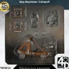 WizKids - War Machines: Catapult 4D Settings Pre-Painted Miniature Figure Accessory Pack