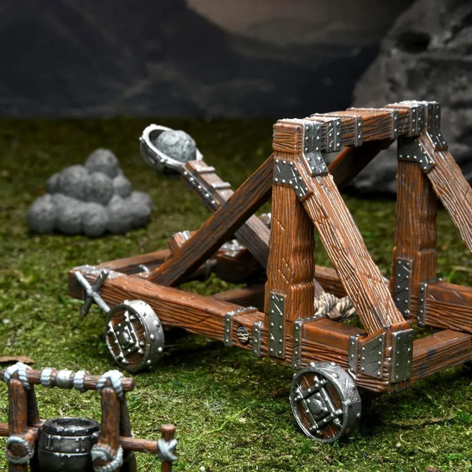 WizKids - War Machines: Catapult 4D Settings Pre-Painted Miniature Figure Accessory Pack